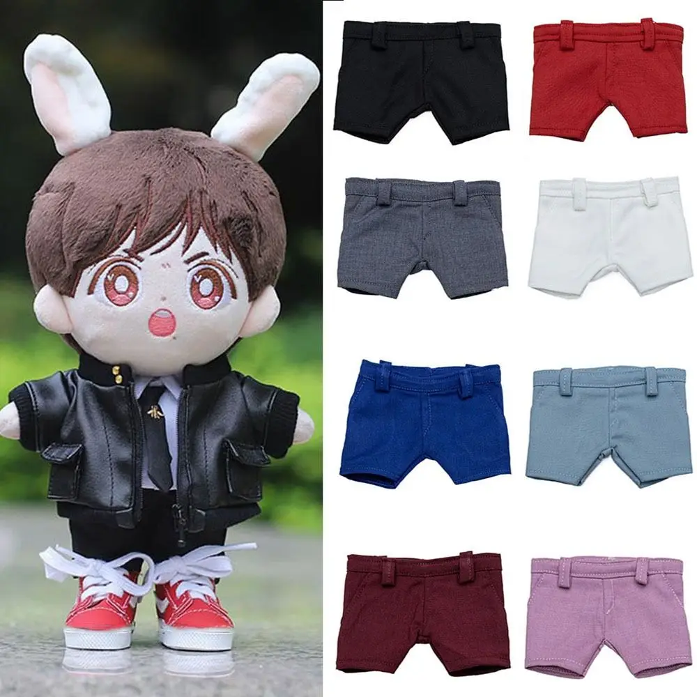 20cm Doll Fashion Jeans Pants Shorts Cotton Doll Suit Pants Trousers Clothes For Casual Wears Accessories Kids Toys