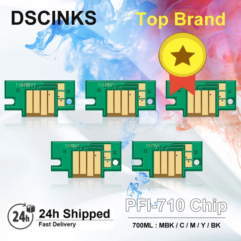 

700ML PFI-710 ink cartrige chip for Canon PFI-710 Ink Cartridge Chip For Canon TX2000 TX3000 TX4000 Printer Newest version chip