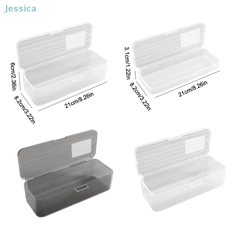 ♥Large-capacity Transparent Pencil Case, Student Stationery Box, Multifunctional Storage Pencil Box