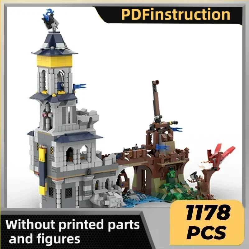 

Военная модель Moc, строительные кирпичи, черный сокол, Trebuchet, технология, модульные блоки, подарки, рождественские игрушки, наборы «сделай сам», сборка