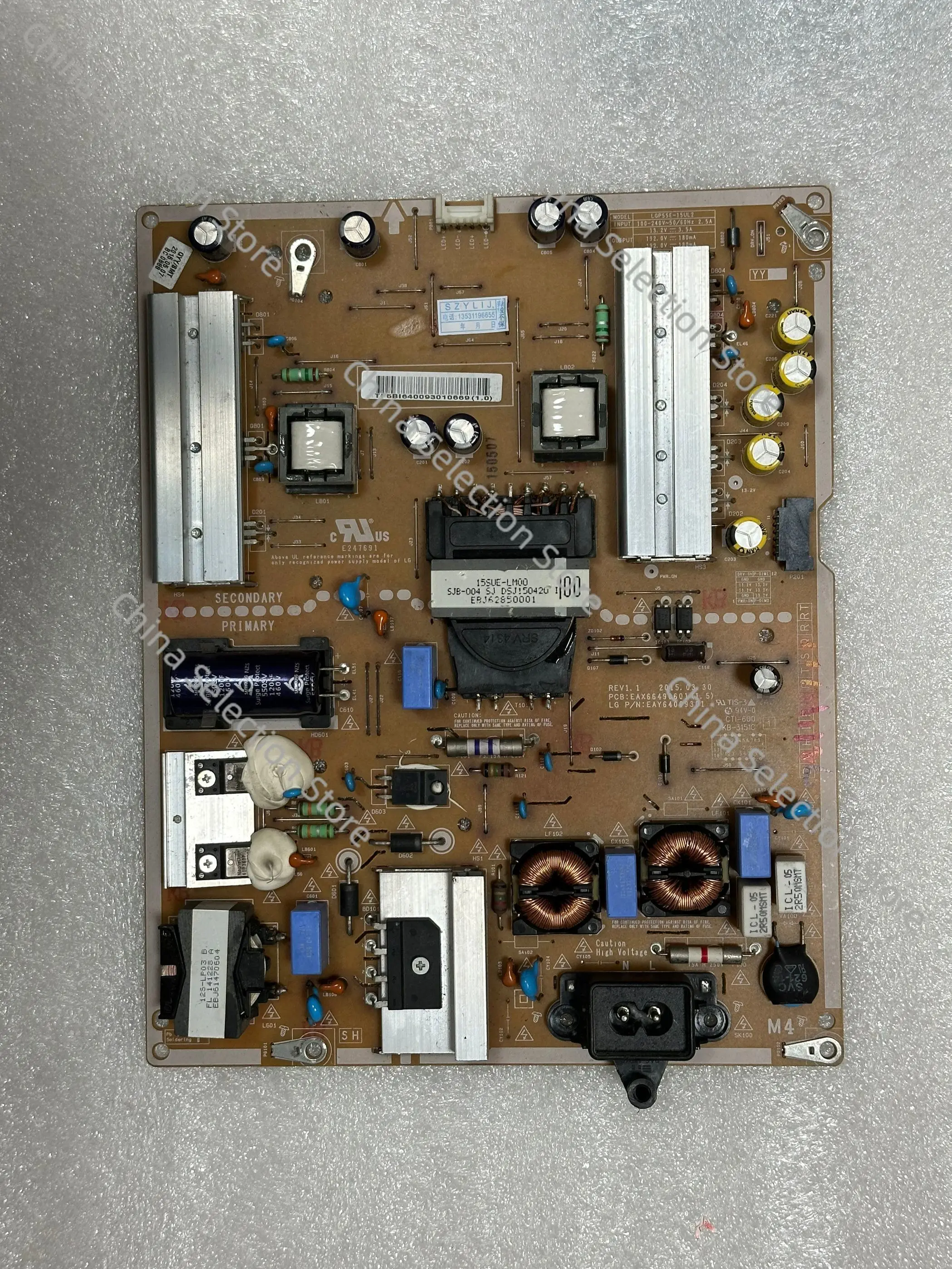 

original 55UF6800 LGP55E-15UL2 EAX66490601 EAY64009301 power board