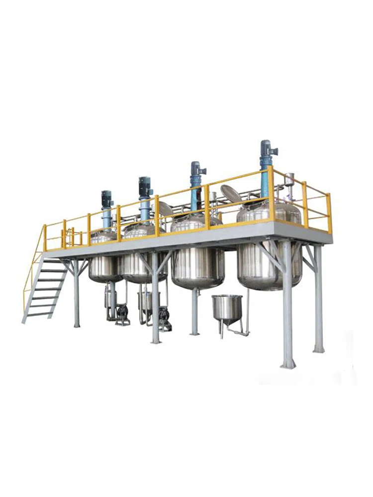 Paint Production Line High-Speed Dispersion Emulsion Grinding Daily Chemical Ink Mixing Multi-Purpose Paint Complete Equipment