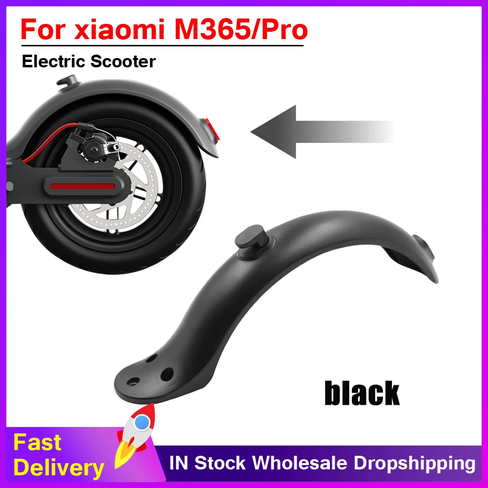 E-scooter traseiro para-lamas pneu respingo fender guarda para xiaomi m365/pro/1s scooter elétrico skate pára-choques peças