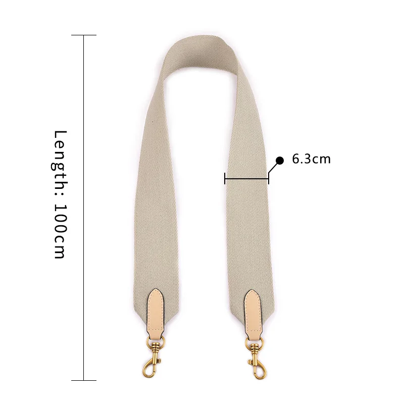 TINBERON Canvas Ladies Wide Bag Strap Fashion Bag Accessories & Part Solid Color Shoulder Strap Replacement Handbag Handle Strap