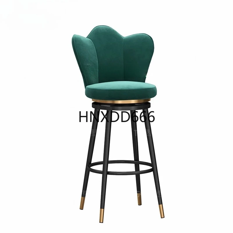 Barstuhl, drehbar, leicht, luxuriös, modern, einfache Rückenlehne, Zuhause