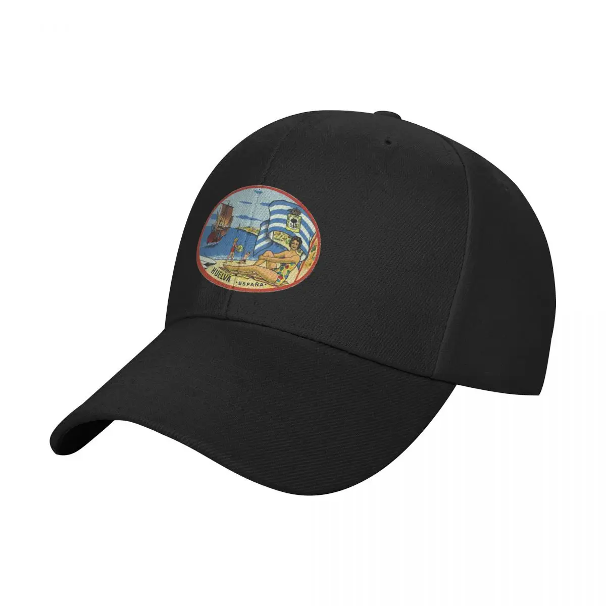 Huelva Huelva Sticker Huelva Spain Vintage Andalusia Espa?a Baseball Cap fashionable |-F-| For Women Men's