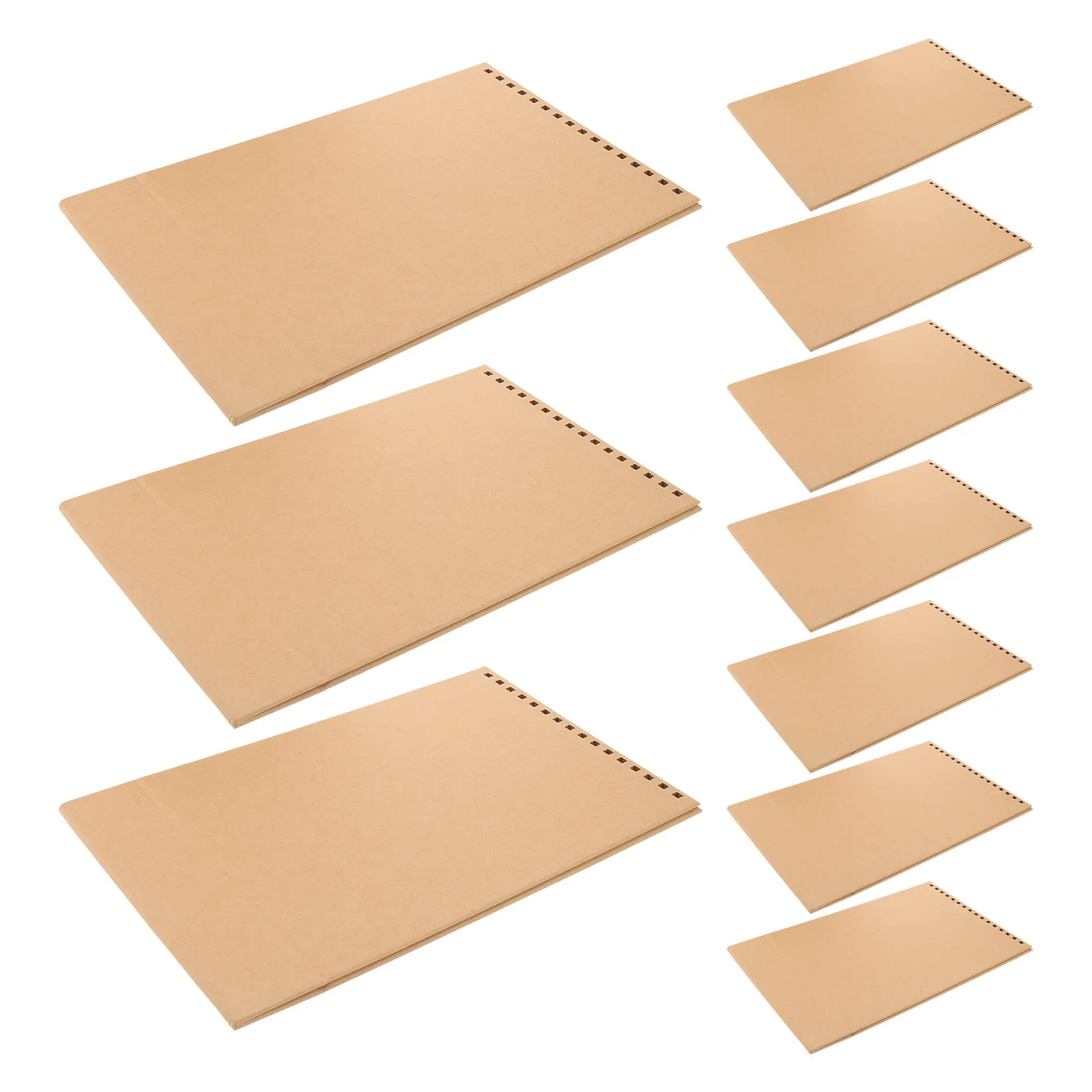 10Pcs Blank Calendar Rack Triangular Base Twin Wire Binding Desktop Flip Calendar Stand DIY Refillable Paper Holder Office
