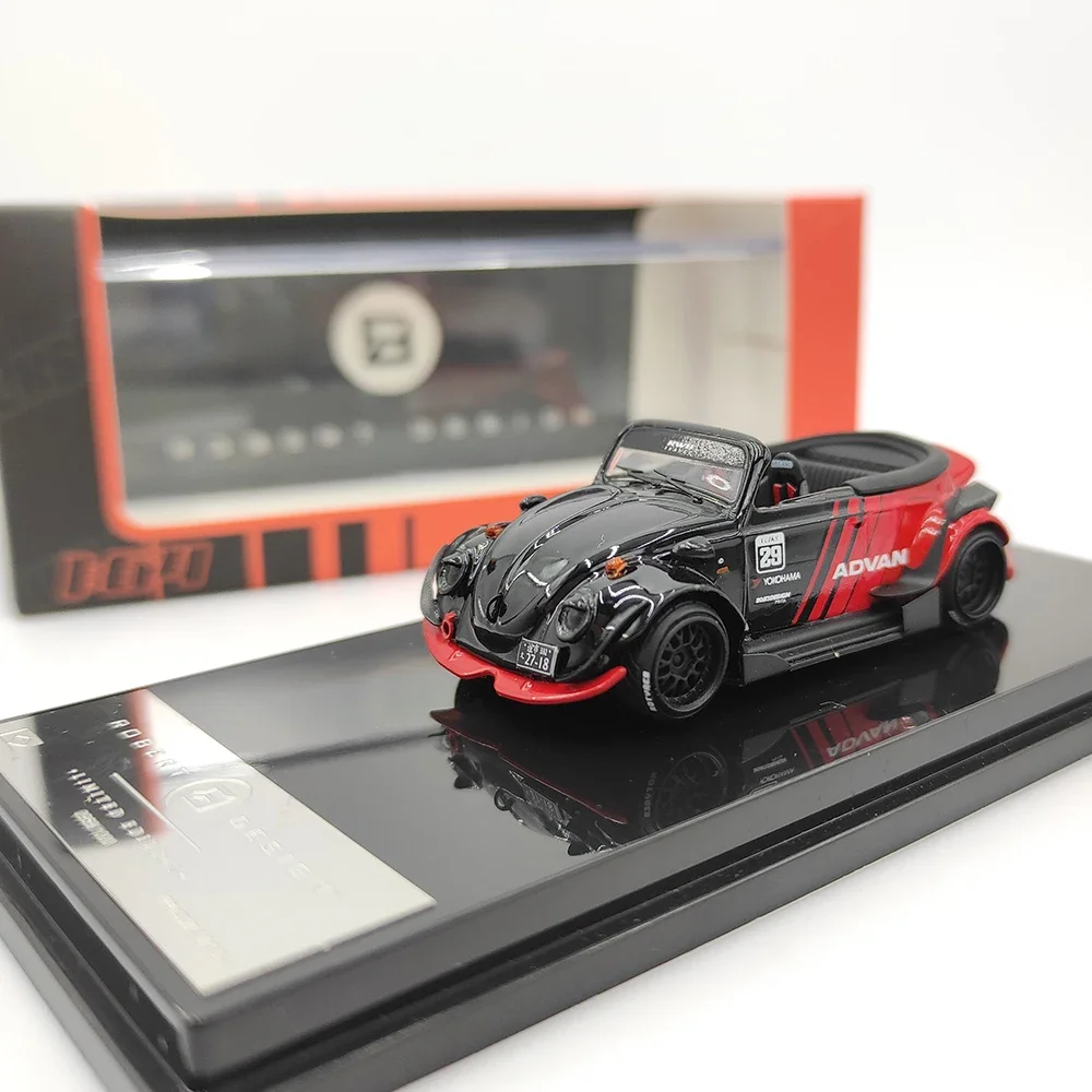 

Литой под давлением INSPIRE масштаб 1:64 VW Beetle RWB ADVAN, ограниченная серия, модель автомобиля из сплава, Коллекционная игрушка, подарок, сувенирный дисплей