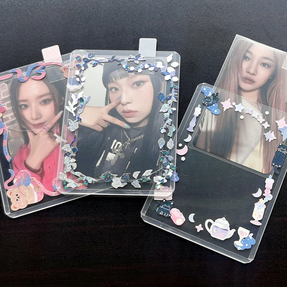 Utalo 1 ~ 50 Pcs 35PT Protective Toploader Super Clear KPOP Photocard Sleeves Card Trading Supply Double-sided Film Cardholder