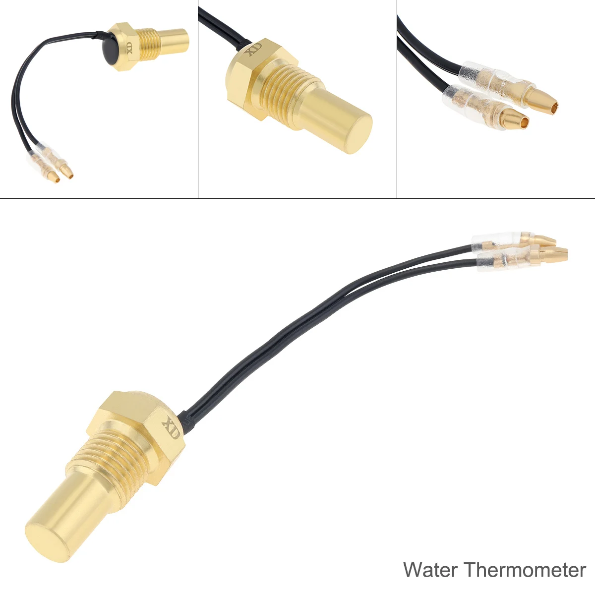 

12/24V Water Temp Sensor Universal Car Water Temperature Sensor 50K Head Plug For Car Truck Gauge 10mm 12mm 14mm 16mm 17mm 21mm