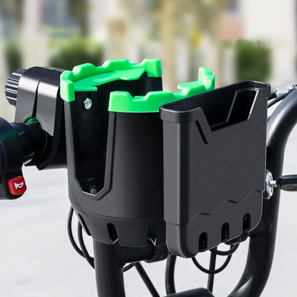 

Bike Phone Holder Water Cup Rack For Bicycle Electric Vehicle Stroller Microphone Stand Durable Abs Plastic Storage Rack