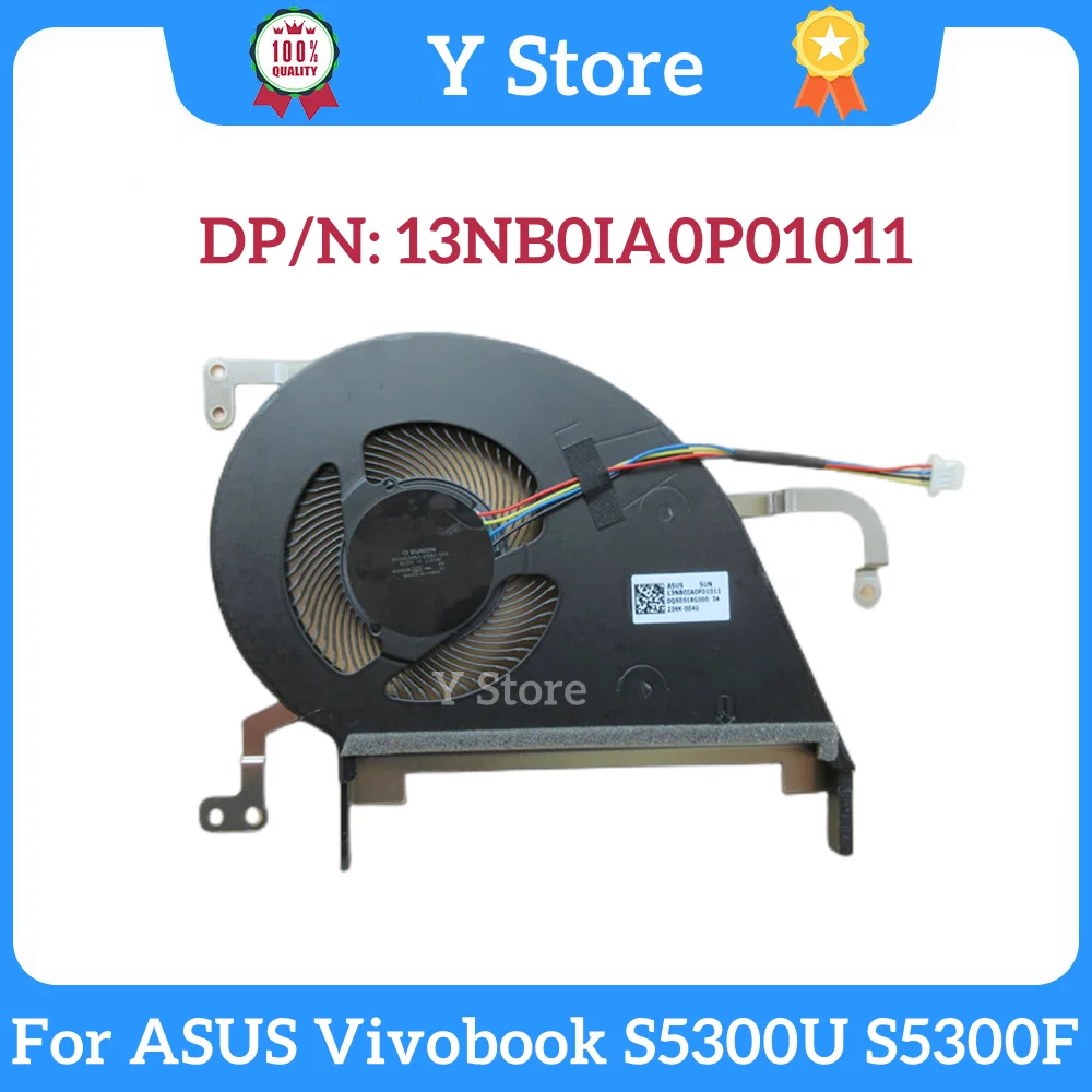 

Y Store New Original Laptop Cooler CPU Cooling Fan For ASUS Vivobook S5300 S5300U S5300F X530UX X530UN 13NB0IA0P01011 Fast Ship