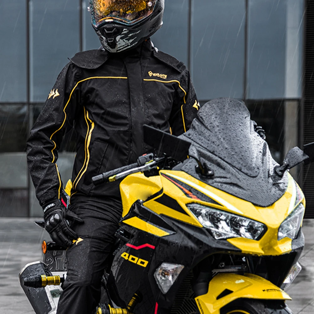 Motorcycle Raincoat Outdoor Split Raincoat Rain Pants Men and Women Locomotive Riding Equipment Takeaway Rider Full Body Suit