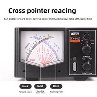 NISSEI Mini TX-502 SWR/Watt Meter 1.6-525MHz HF/V/U Band 200W High Quality Power Meter