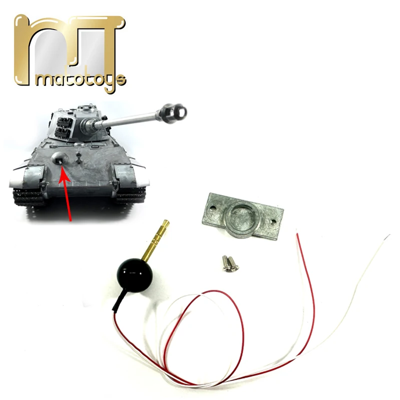 

Металлический пулемет Mato MT257 со светодиодной подсветкой для радиоуправляемого танка King Tiger 1/16