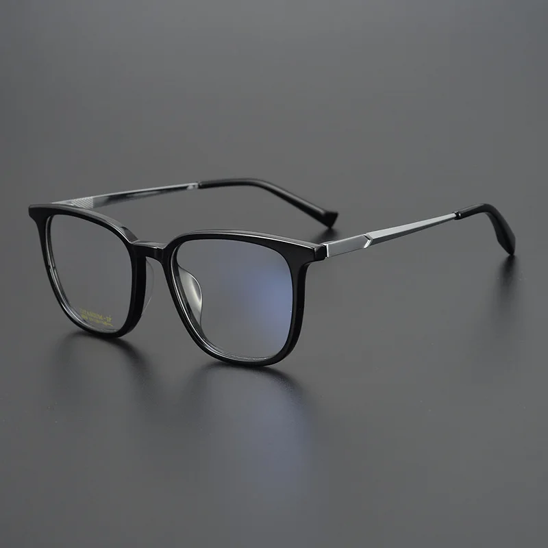 

Acetate Square Myopia Glasses Male Women Titanium Vintage Eyeglasses Frame Men Prescription Glasses Spectacles Anti Reflection