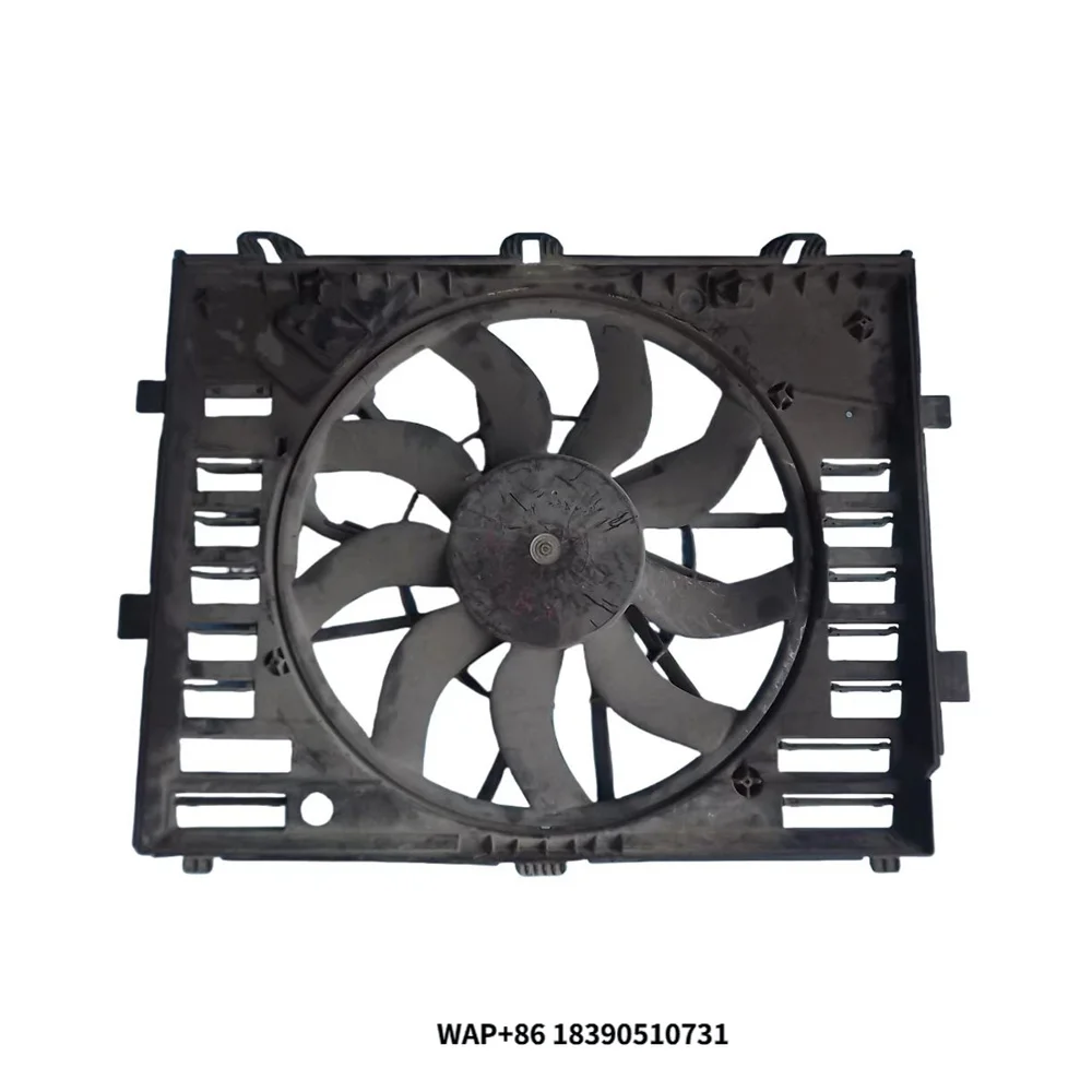 

For Cayenne 3.0 4.8L Cooling System Radiator Cooling Fan Assembly 2011-18 OEMS 95810606112 95810606120