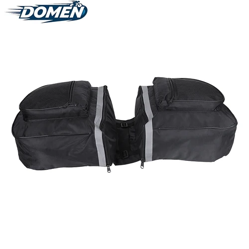 Imagen 2 del producto DOMEN-bolsa para asiento trasero de bicicleta, 25L, gran capacidad, impermeable, doble cara, bolsa trasera para asiento trasero de bicicleta, accesorios para bicicleta
