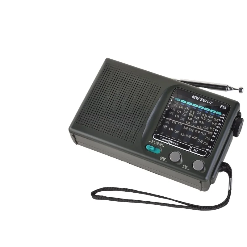 

R-909 Old Man Radio Small Full Band New Portable FM Broadcast Semiconductor Vintage Vintage