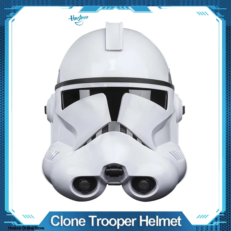 

Hasbro Star Wars The Black Series Phase II Clone Trooper Premium Electronic Helmet, The Clone Wars Roleplay F3911