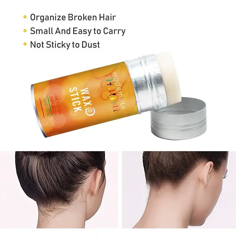 Wax Stick For Wig Strong Hold Edge Control Gel Non-greasy Broken Hair Styling Cream for Fly Away+Lace Tint Mousse Quick Dry