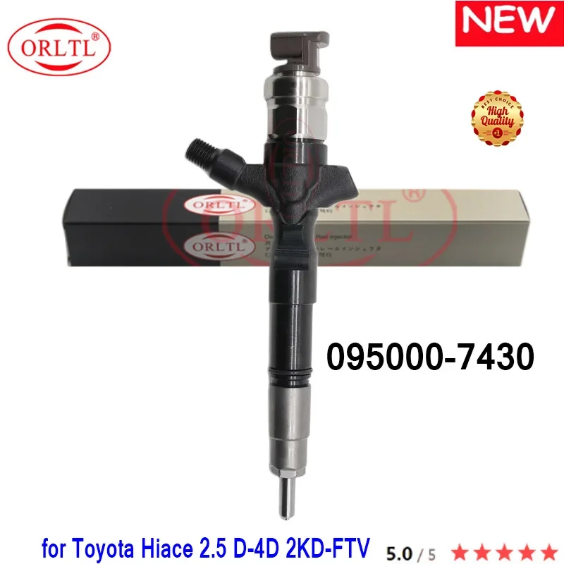 

Original Fuel Injector 095000-7430 095000 7430 0950007430 for Toyota Hiace 2.5 D-4D 2KD-FTV 23670 39145 23670 30150