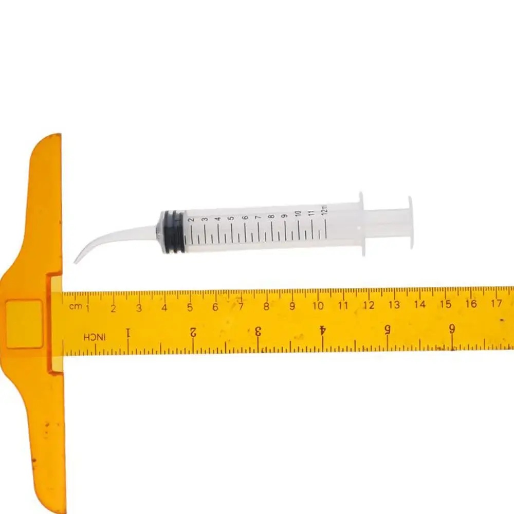 Refilling No Needle 12 ml Syringes for Liquid Plastic Transparent Plastic Syringe Liquid Dispensing Measuring Liquids