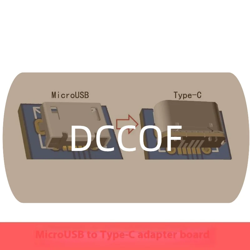 

2Pcs 5Pin USB Connector SMD SMT Female Jack Type-C Socket Charging Port DIY Repair Adapter Type C For PCB Soldering