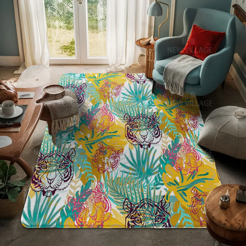 House entrance carpet Home door mat Room Bath Foot bathroom non-slip Kitchen water absorption rugs Modern Nordic cute animal