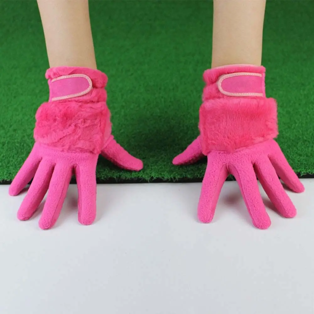 

Suede Men Women For Left and Right Hand Artificial Rabbit Fur Non Slip Gloves Winter Golf Gloves Golf Accessories Golf Gloves