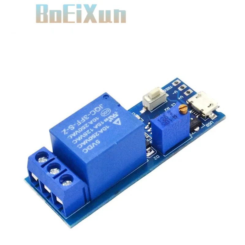 Wide Voltage 5V-30V Trigger Time Delay Relay Module Timer Module Delay Conduction Delay Switch