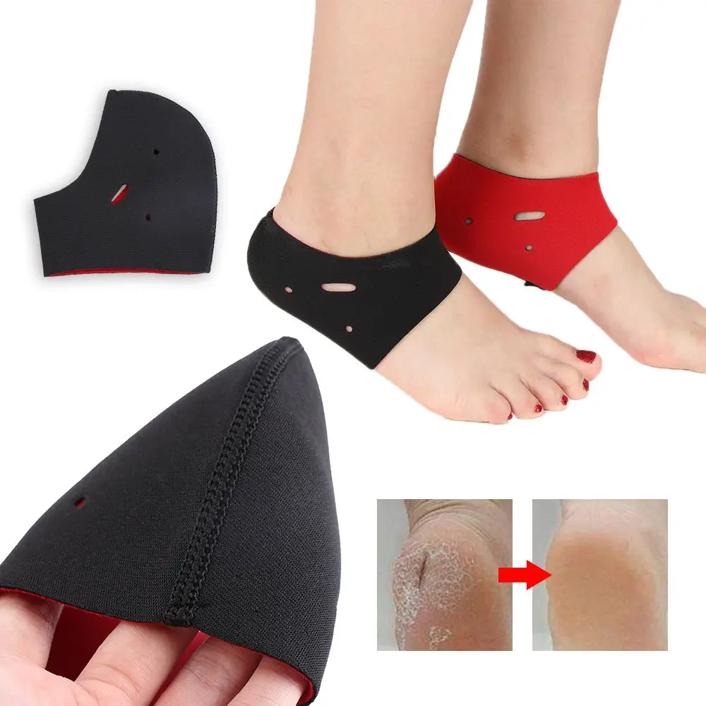 Füße Hautpflege Anti Rissige Atmungsaktive Ferse Socken Offene spitze Fuß Rissige Reparatur Riss Heilung