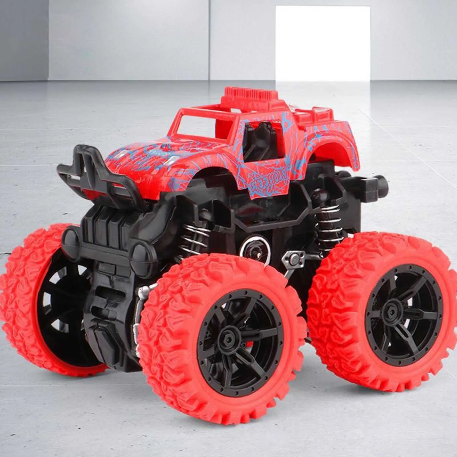 Stunt Pull Back Cars Toys Drop-proof Friction Powered Vehicles Toys for Boys Girls Toddler