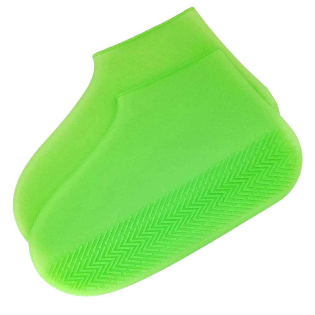 Capa de sapatos de silicone impermeável antiderrapante cobre protetor de bota de dia chuvoso anti skid overshoes durável elástico atividades ao ar livre