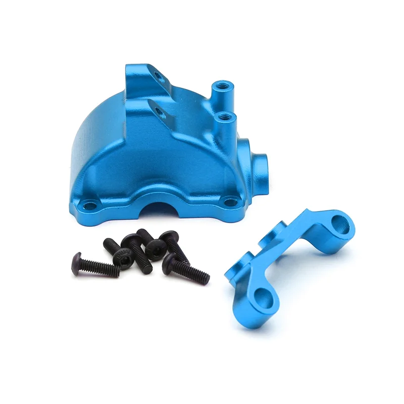 WOTT-RC Car Upgrade Front Rear Wave Box Cover Code Fixing Seat Kit For TAMIYA 1/10 TT-02 RC Car Upgrade Accessories Blue