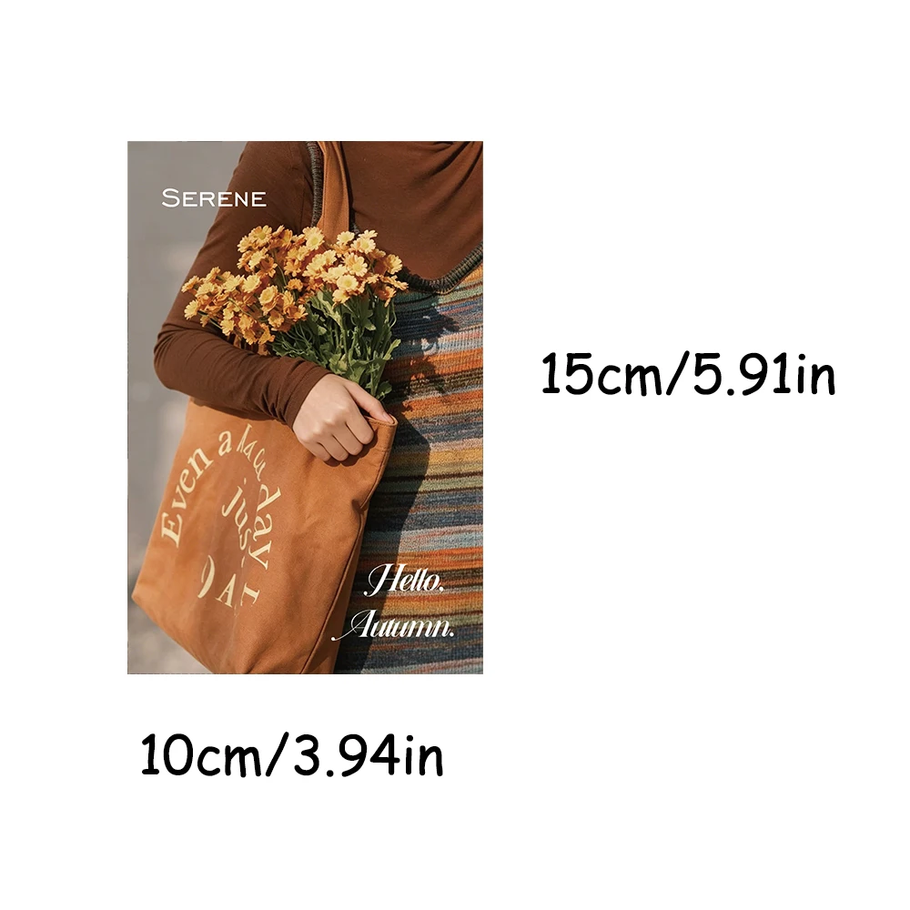 10Pcs Retro Autumn Women Fashion Outfit Postcard Wall Stickers, Warm Tone Fall Dressing Look Art Collage Poster, Aesthetic Photo