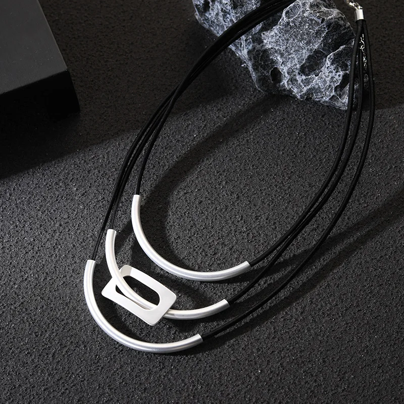 hot sale European and American personality exaggerated wind heavy industry multi-layer metal jewelry fashion high sense w