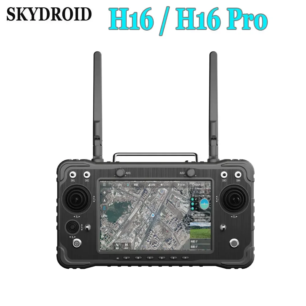 SKYDROID H16/H16Pro 2.4GHz 16CH FHSS 20KM 1080P Digital Video Data Transmission Telemetry Transmitter MIPI Camera R16 Receiver