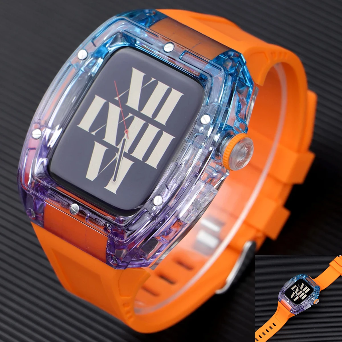 

Ремешок силиконовый для Apple Watch Ultra 49 мм, 45 мм 6 5 4 SE 44 мм