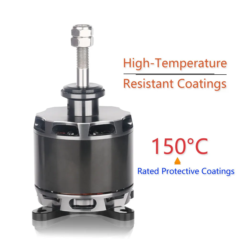 LJ5330 Motor sin escobillas KV220 de alta potencia 3500W para RC Dr-one ala fija Air-craft 12KG empuje ligero 400g de larga resistencia