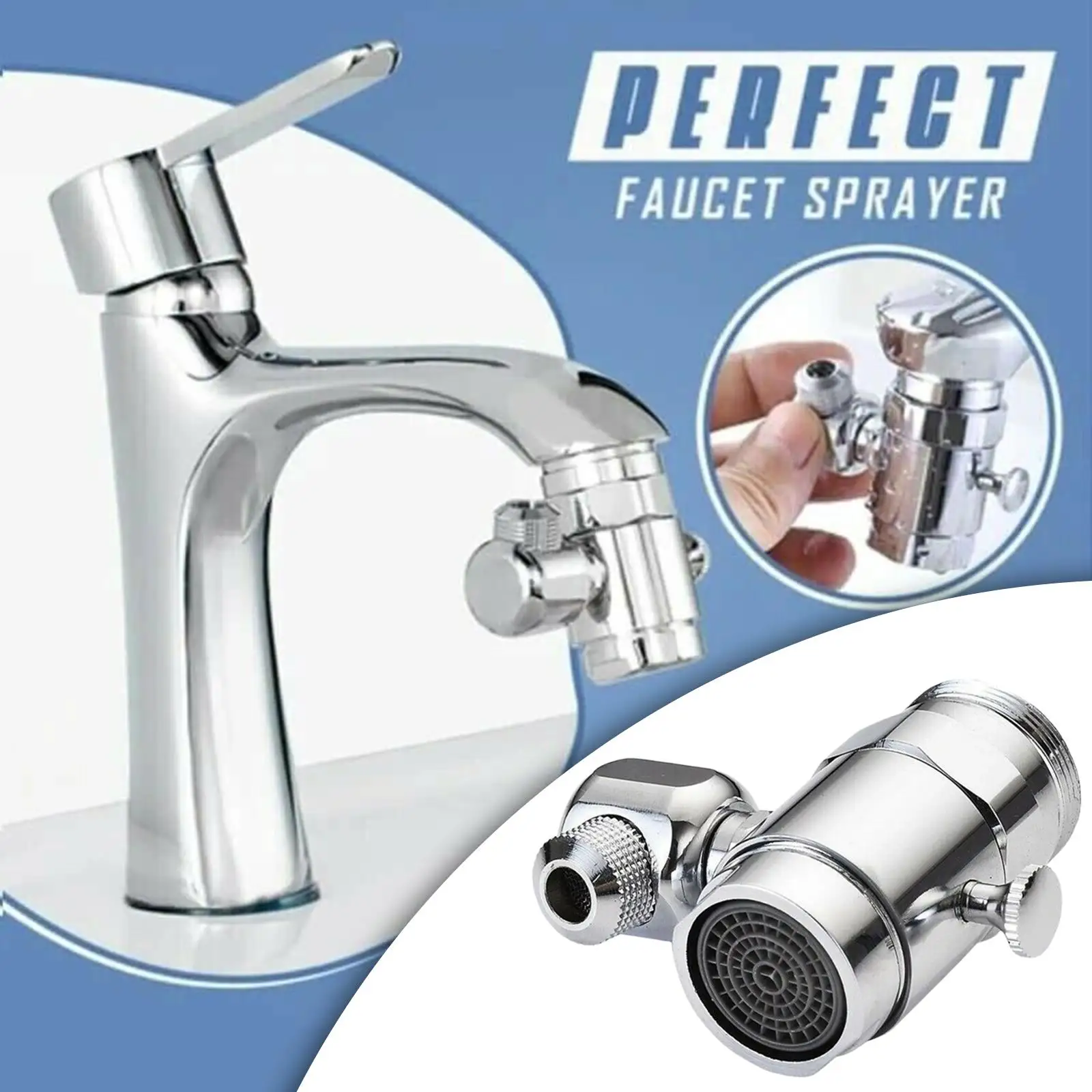 

Фильтр-кран из нержавеющей стали, вращающийся регулируемый насадка, распылитель для крана