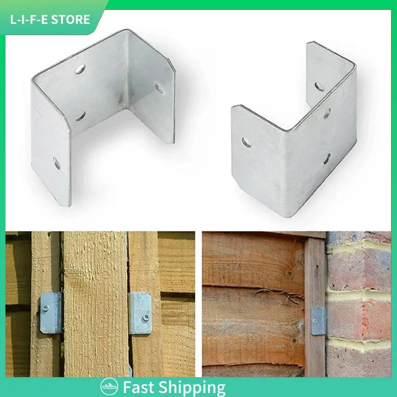 

Fence Panel Clips Trellis U Clip Bracket For Timber Posts, Secure Fence Or Refixpanel Galvanised Fencing Clips-AA98