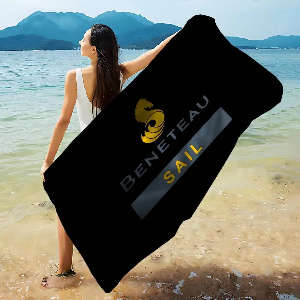 B-BENETEAU مناشف الشاطئ الكبيرة المصنوعة من الألياف الدقيقة، منشفة سريعة الجفاف، مناشف الشاطئ الرملي، منشفة حمام السباحة للسفر، حمام السباحة، اليوغا