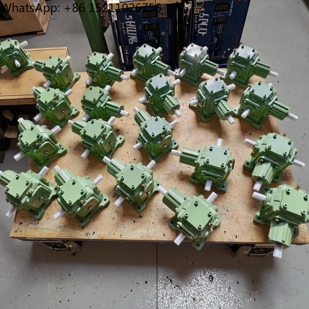 T Series Standardized Helical Bevel Gearboxes for Marine Farm Use Alloy Steel Foot Mounted 400-3000rpm Input Speed 1:1-5:1
