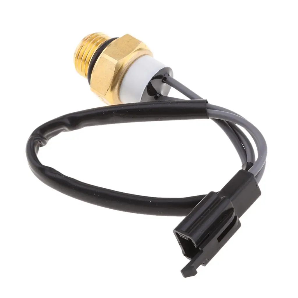 Water Temp Fan Switch Brass Coolant Sensor Radiator Thermostat Accessory for Suzuki UH200 2007-2008