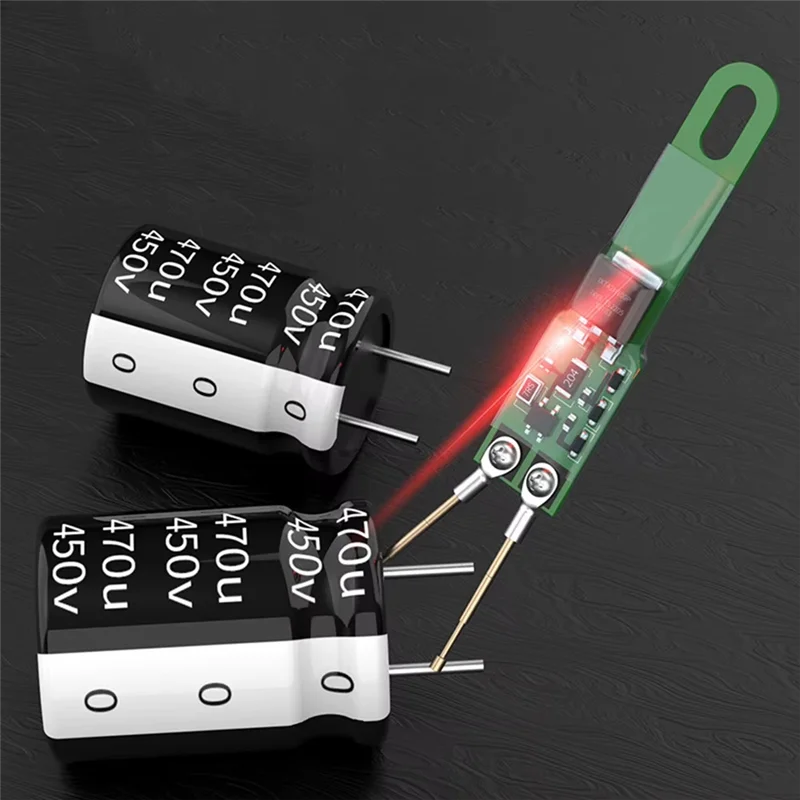

BYBS-Safe & Efficient Fast Discharge Tool For 5000UF Capacitors, Capacitor Discharge Pen With LED Indicator