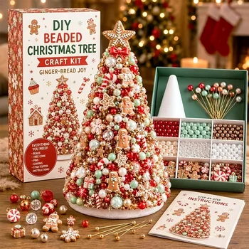 Beaded Christmas Tree Kit 1