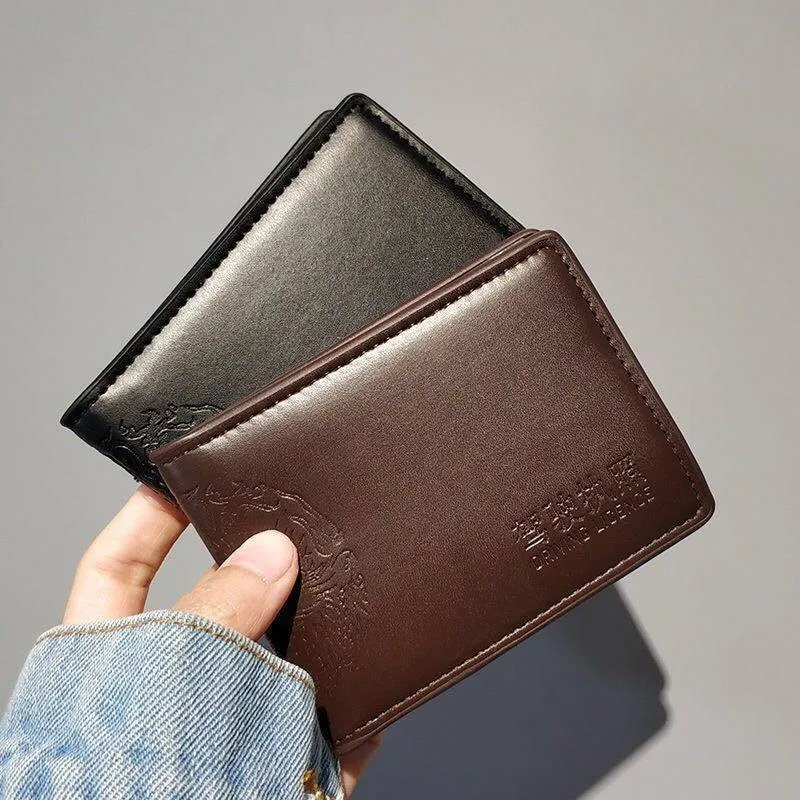 Multi-functional Men's Driving License Wallet, 2-in-1 Card Holder for Driver & Vehicle Documents