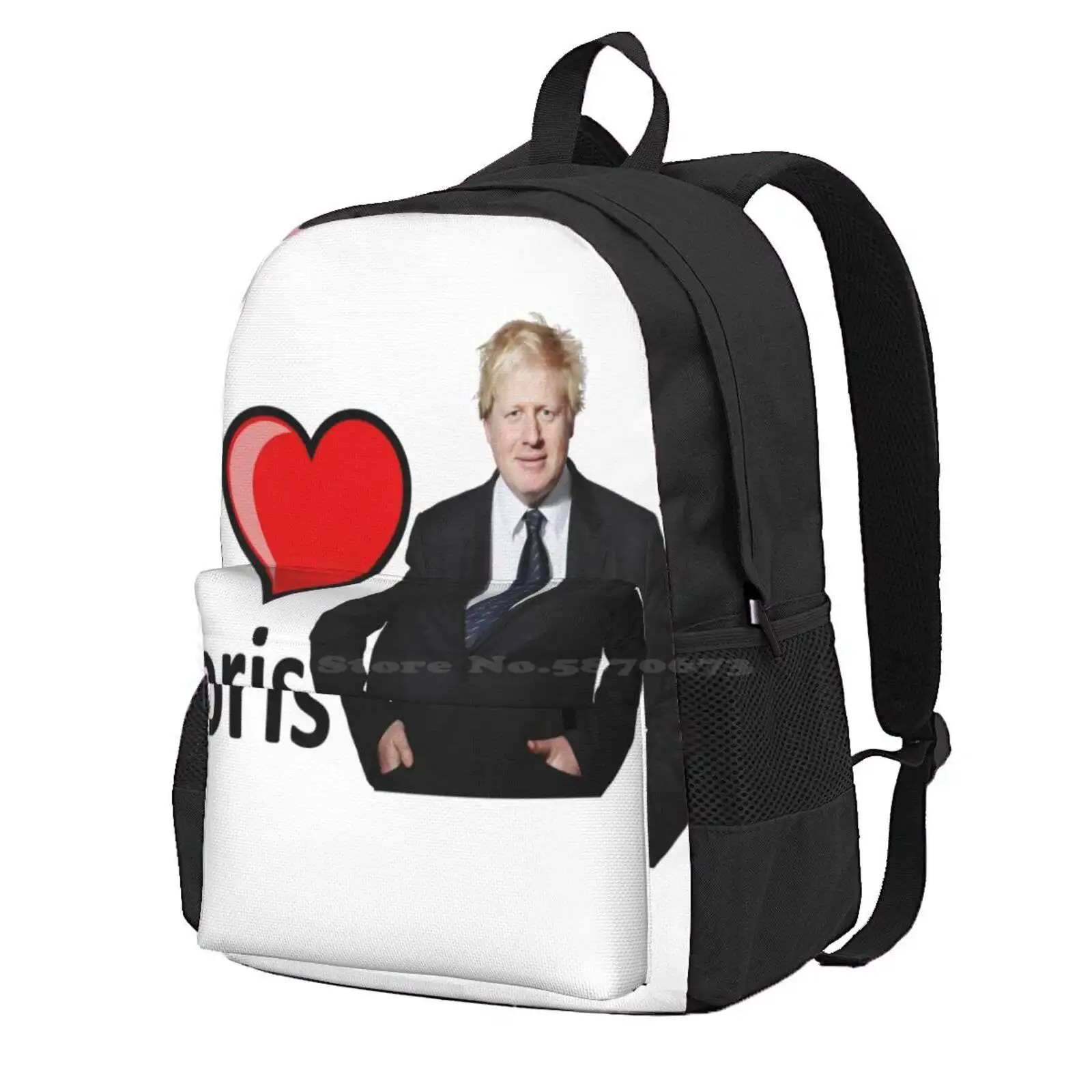 

I Love Boris Johnson Hot Sale Schoolbag Backpack Fashion Bags I Love Boris Johnson Borris Conservative Labour Book Dvd Box Set