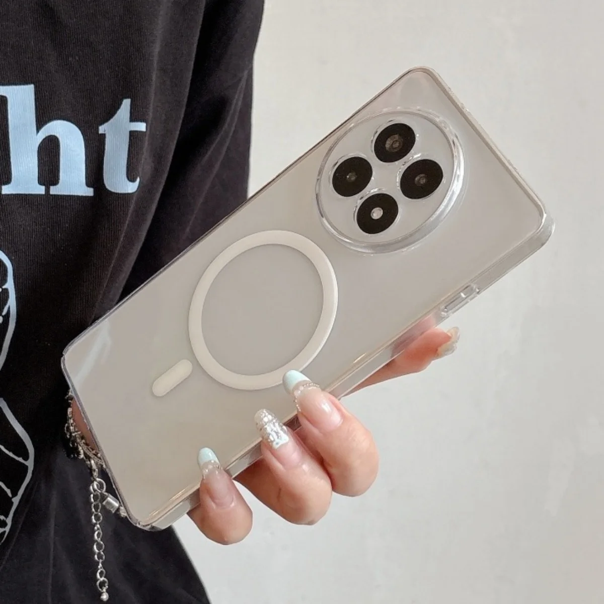 واضح درع ل Magsafe حافظة هاتف مغناطيسية لهاتف OnePlus 15 13 13T 12 R Ace 6 5 3 V 2 Pro ماتي شفافة غطاء شحن لاسلكي